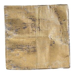NWT Donna Karan Home Sequin Gold and Ivory Pillow Cover Sham 16” x 16”